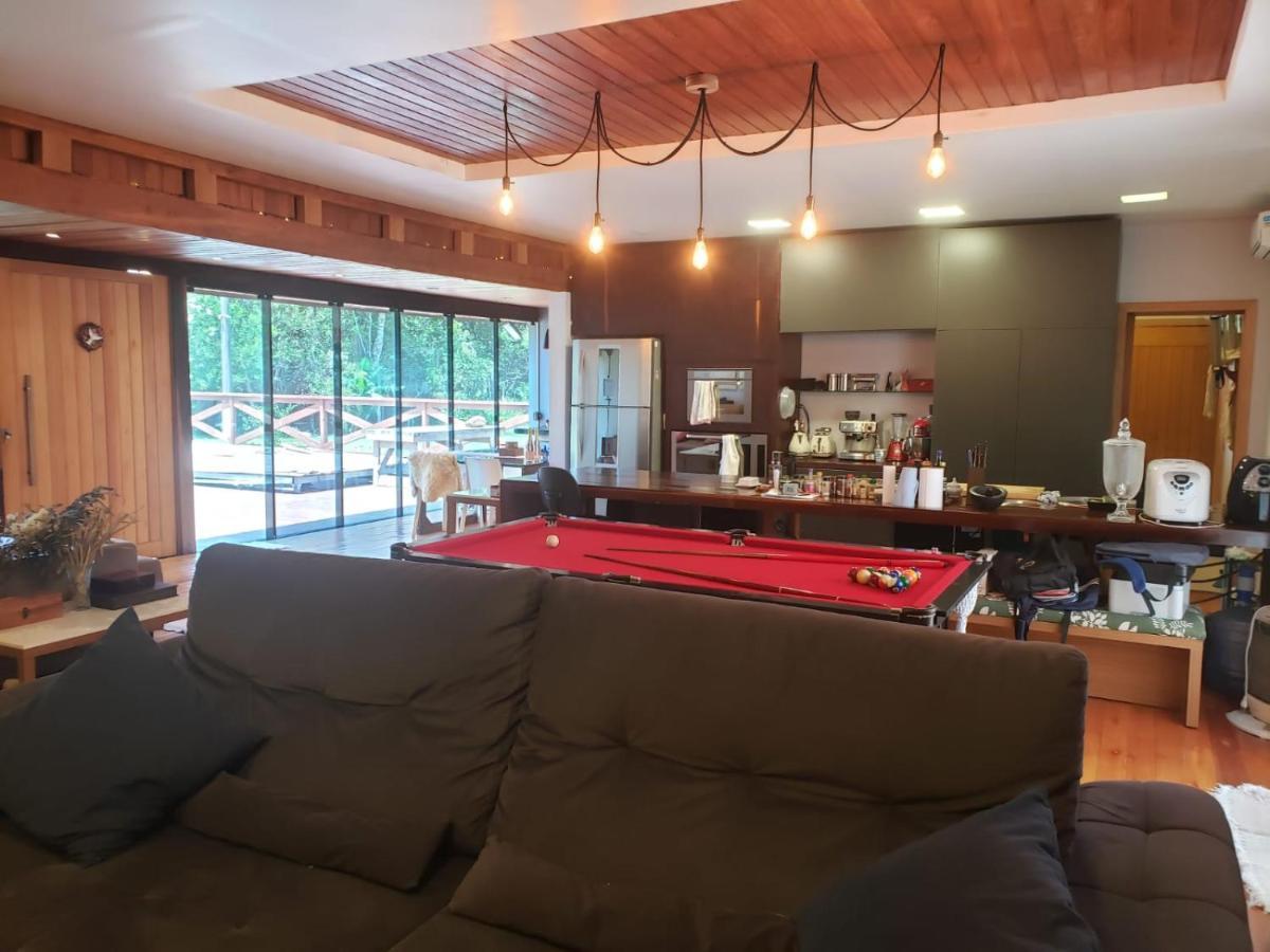 Casa De Praia Com Piscina Aquecida Area Gourmet E Jogos Florianópolis Exterior foto